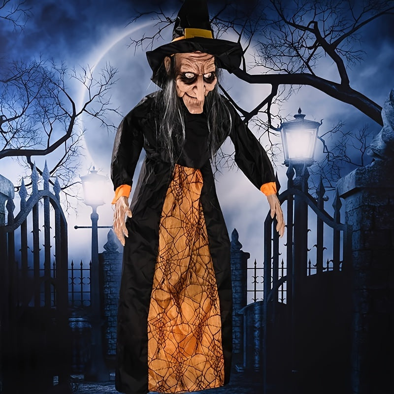 Witch Robot Halloween Decoration