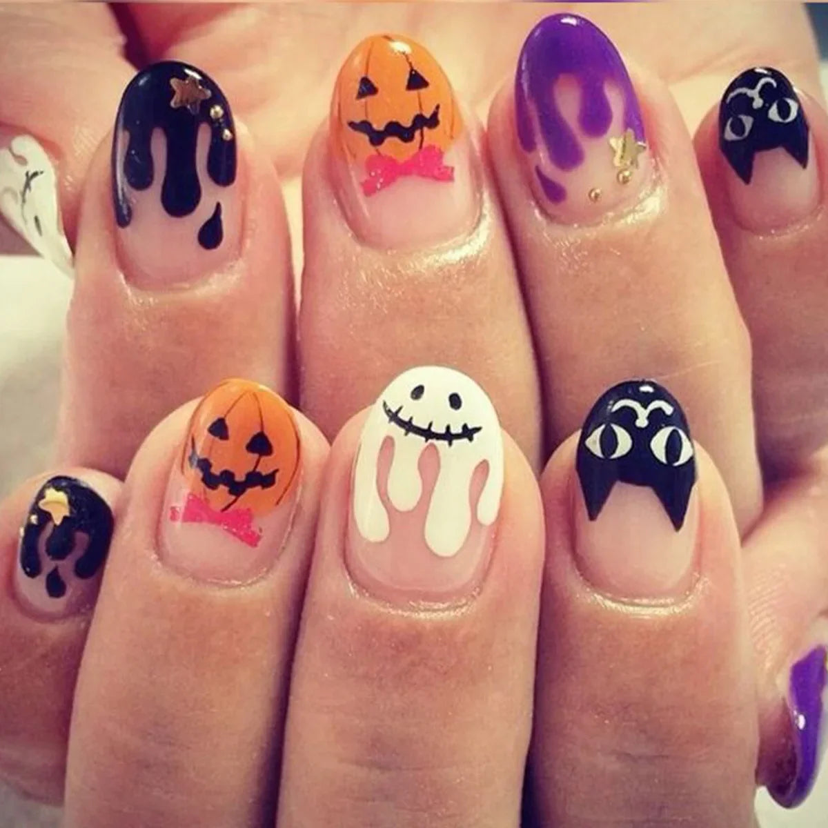 Halloween Press-On Nail Set